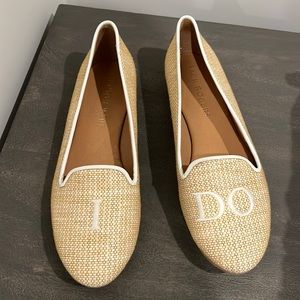 Jack Rogers “I Do” wedding flats slippers for the bride!